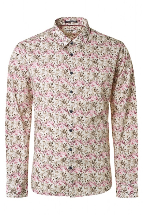 SHIRT STRETCH ALLOVER PRINTED MAUVE 4