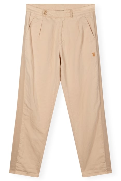 STRAIGHT PANTS SLUB TWILL FRAPPE 2