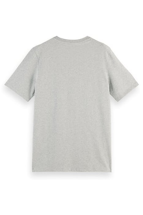 ESSENTIALS - CREWNECK JERSEY T-SHIRT IN ORGANIC COTTON GREY 2