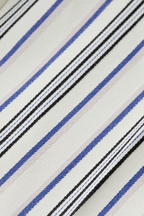 LOWRY - MID-RISE SLIM STRIPED TROUSERS BLUE PINK STRIPES 3