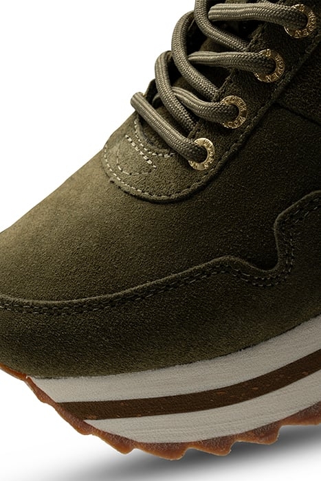NORA III SUEDE PLATEAU DARK OLIVE 8