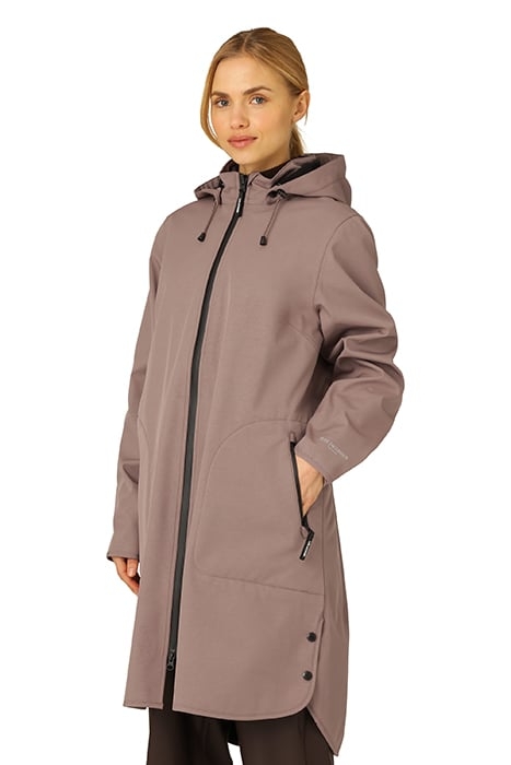 RAIN128 SOFT SHELL COAT OLD LAVENDER 1