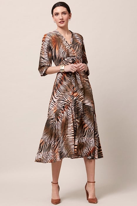 BEVERLY ZEBRA PRINT DRESS PRINT 5