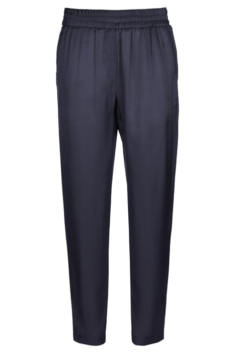 GATHER TROUSER DARK NAVY 1