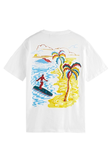 FRONT BACK ARTWORK TEE WHITE 2