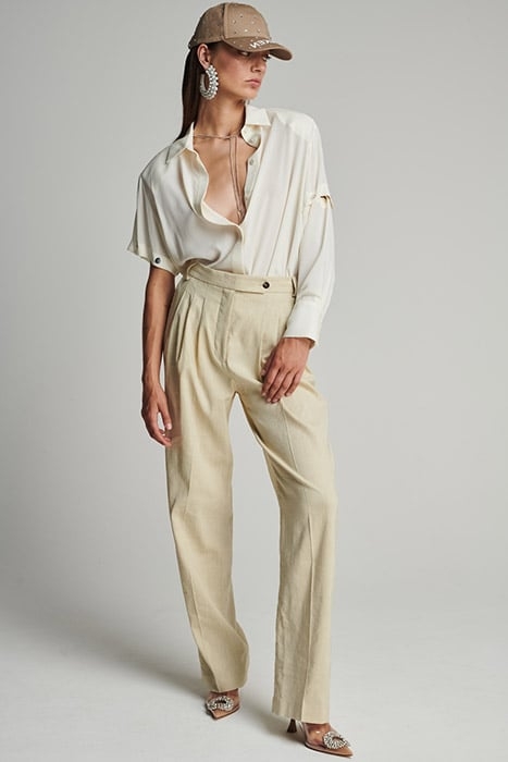 CRAG TROUSER STONE LINEN 5