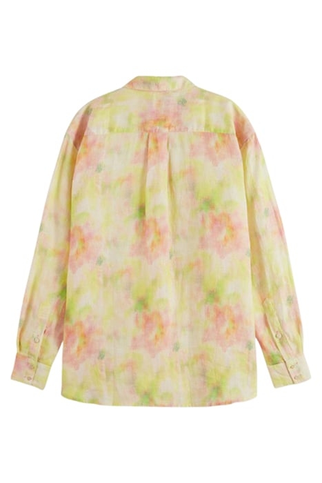 OVERSIZED LINEN SHIRT MULTI TIE DYE 2