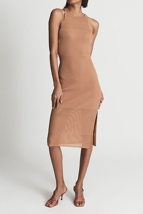 AURELIA-SHEER STRIPE KNIT PINK 2