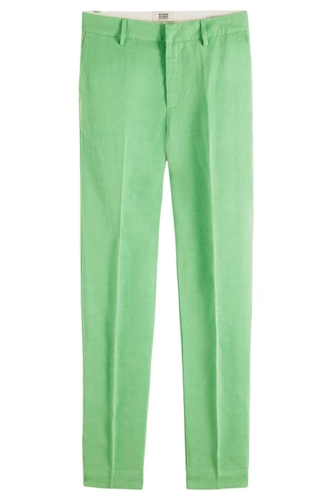 LOWRY - MID RISE SLIM SUMMER EVENT TROUSERS BRIGHT PARAKEET 1
