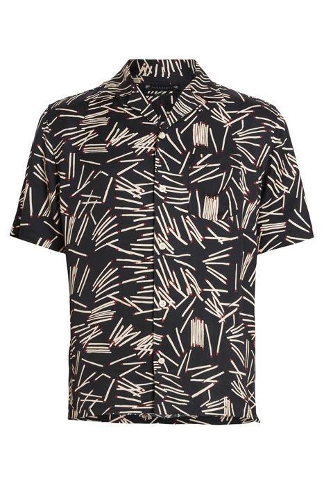 MATCHSTICK SS SHIRT JET BLACK 4