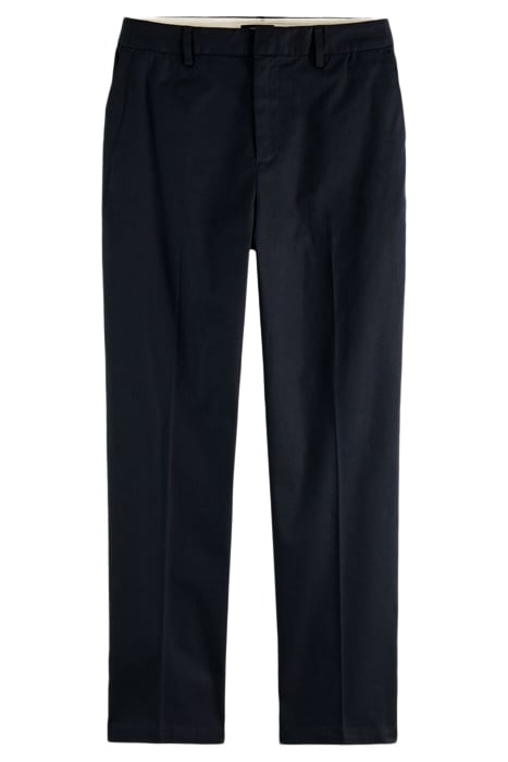 ABOTT - MID RISE TAPERED CHINO IN ORGANIC COTTON NIGHT 1