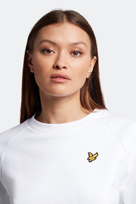 CROPPED SWEATSHIRT WHITE 5