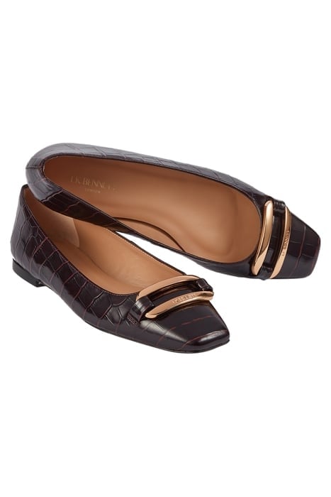 CAYDEN BALLERINA SHOES BORDEAUX 3