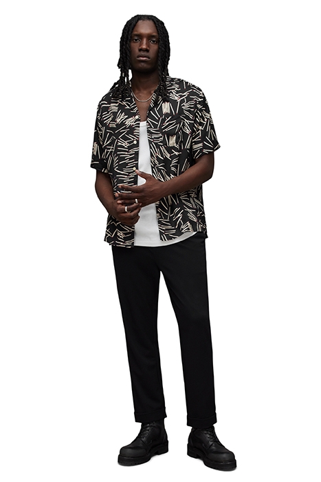 MATCHSTICK SS SHIRT JET BLACK 3