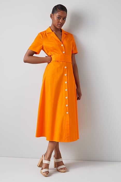 JOPLIN SHIRT DRESS ORANGE 1