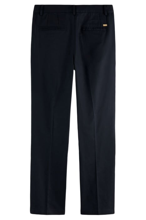 ABOTT - MID RISE TAPERED CHINO IN ORGANIC COTTON NIGHT 2