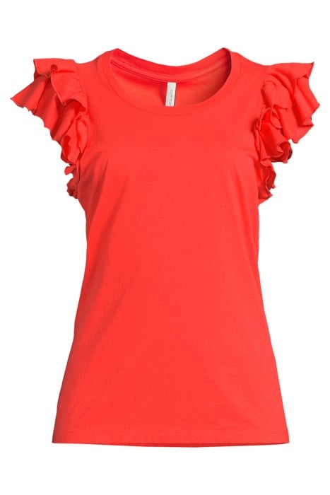 TOP COTTON SINGLE JERSEY GARMENT DYED MANDARIN 3