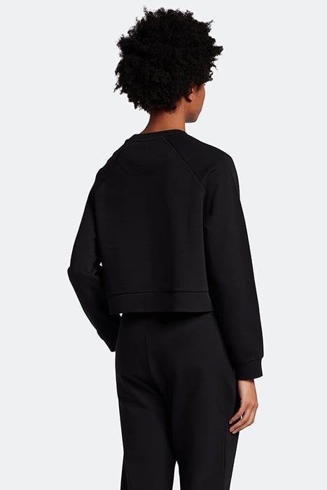 CROPPED SWEATSHIRT JET BLACK 2