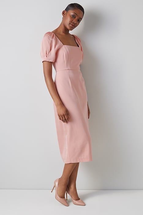 PAIGE MIDI DRESS PALE PINK 4
