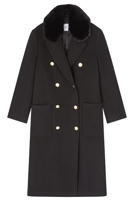 CRAWFORD DOUBLE BREASTED COAT BLACK 3