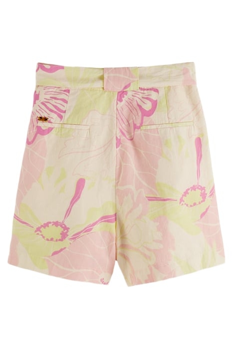 HIGH RISE CASUAL PRINTED SHORTS VONDELFIELD BLOSSOM 2