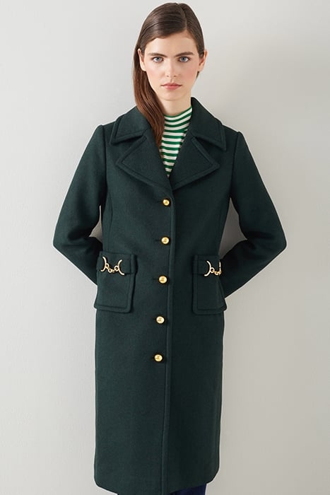 SPENCER SINGLE BREASTED COAT FOREST 5