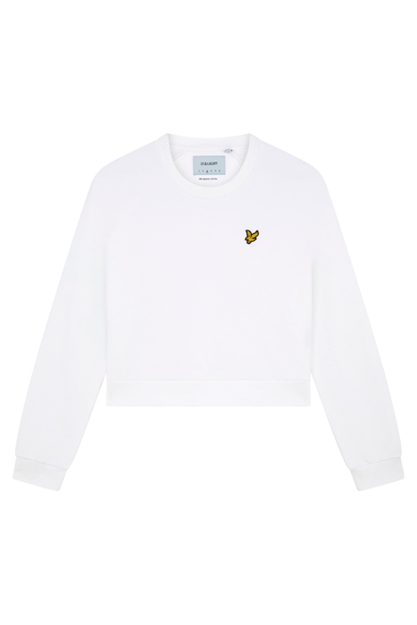 CROPPED SWEATSHIRT WHITE 4