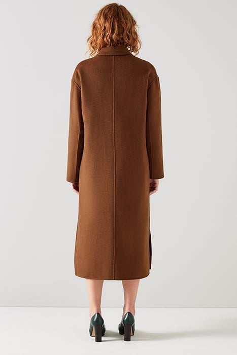 TILDA DOUBLE BREASTED COAT COGNAC 2
