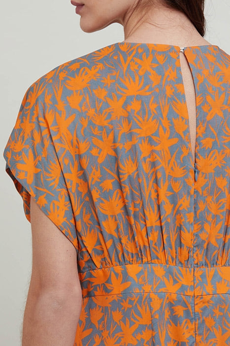 SHIV ORANGE TROPIC PRINT PRINT 5