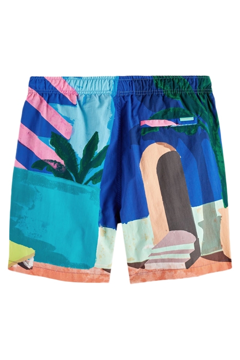 MID LENGTH - PLACEMENT PRINTED SWIMSHORT AOP SCENE 2