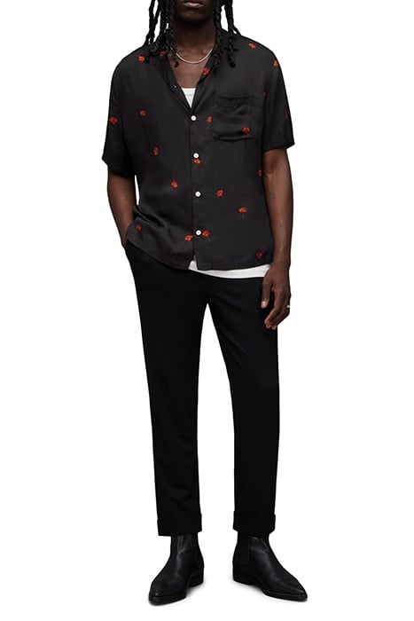 POPPIES SS SHIRT JET BLACK 5