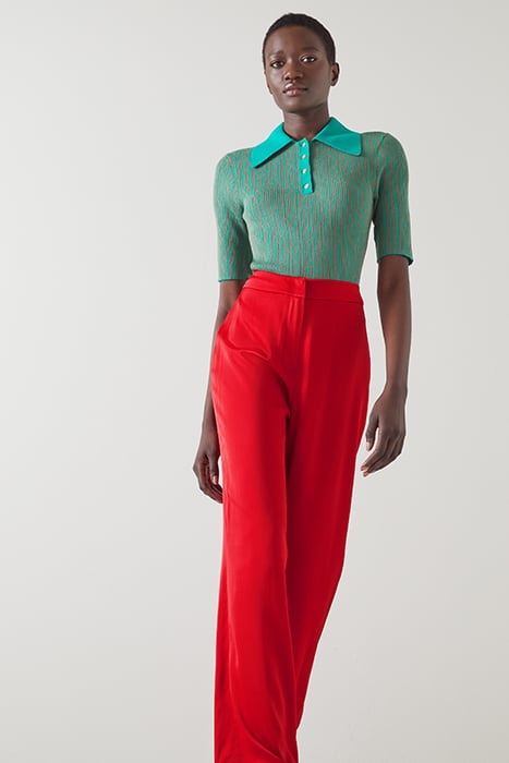 SEYDOUX WIDE-LEG & FLARED JEANS CHERRY 5