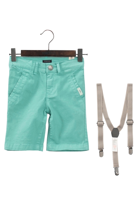 BOYS’ TURQUOISE REDESIGNED CHINO BERMUDAS 4