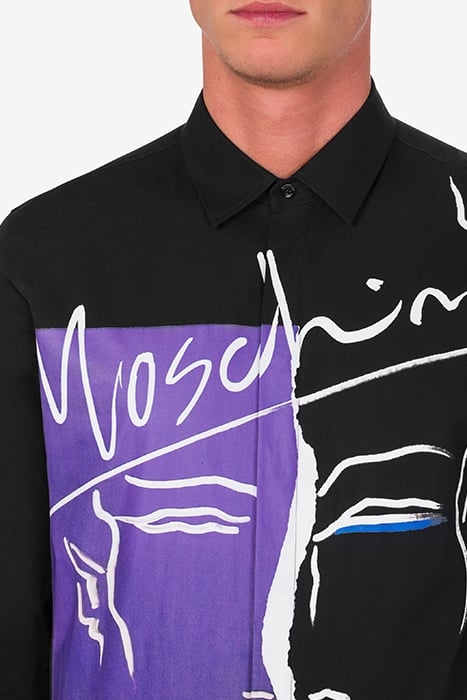 TONY VIRAMONTES ARCHIVE POPLIN SHIRT BLACK 4