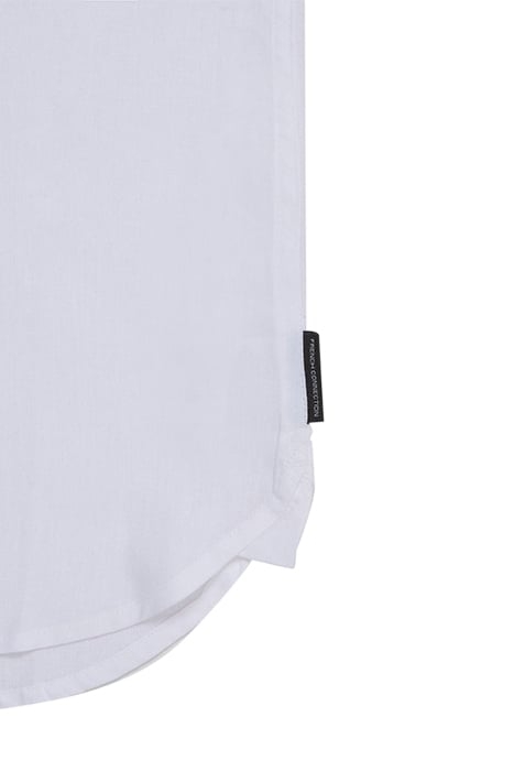 LINEN V - L/S WHITE 3