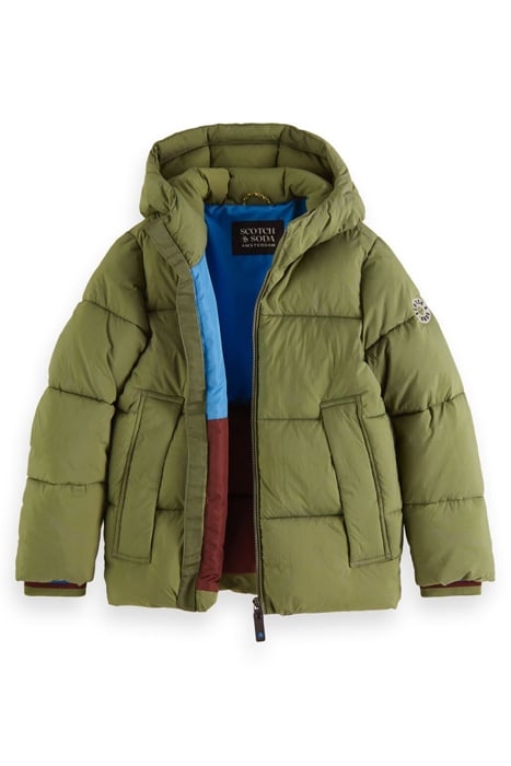 REFLECTIVE PRINT RECYCLED NYLON PADDED JACKET GREENLANDS 3