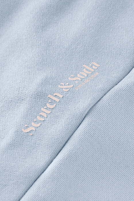 RELAXED-FIT SWEATPANTS IN ORGANIC COTTON CLOUDY BLUE 3