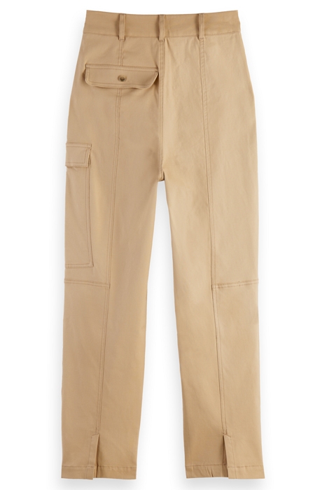 COTTON UTILITY TROUSERS KHAKI 8