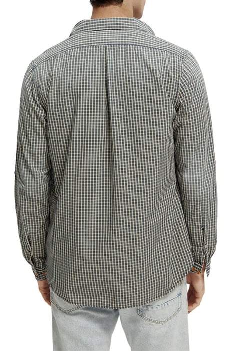 REGULAR-FIT GINGHAM CHECKED POPLIN SHIRT COMBO A 4