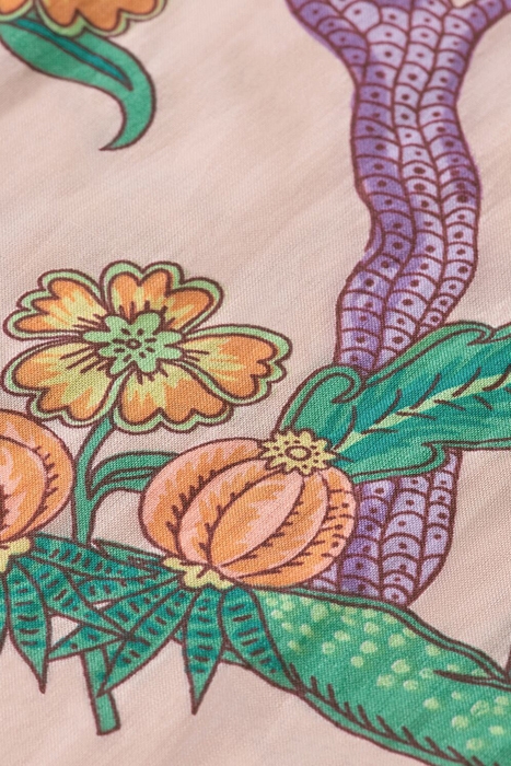 RELAXED SLIM-FIT BOW-TIE PANTS FLOWER GARDEN 3