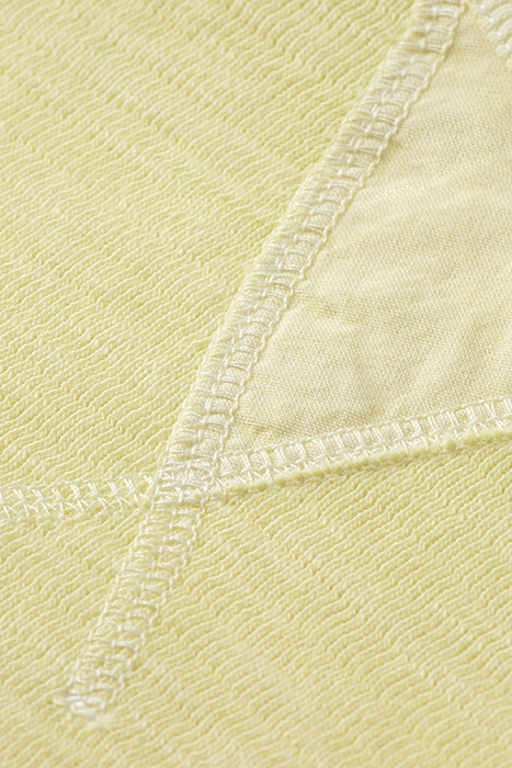 GARMENT-DYED STRUCTURED SWEATSHIRT DAFFODIL 3