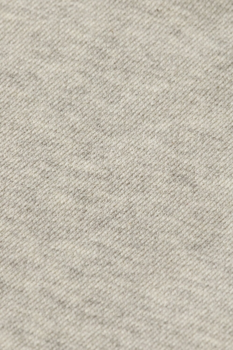 RELAXED-FIT ZIP-THROUGH HOODIE IN ORGANIC COTTON GREY MELANG 3