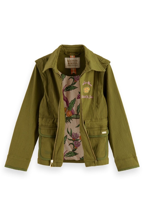 SHOULDER DETAIL FESTIVAL JACKET MILITARY 2