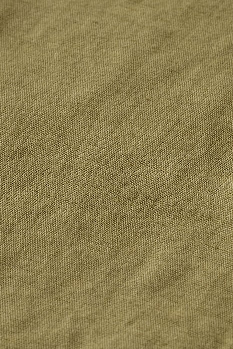 LINEN LONG-SLEEVED SHIRT KHAKI 3