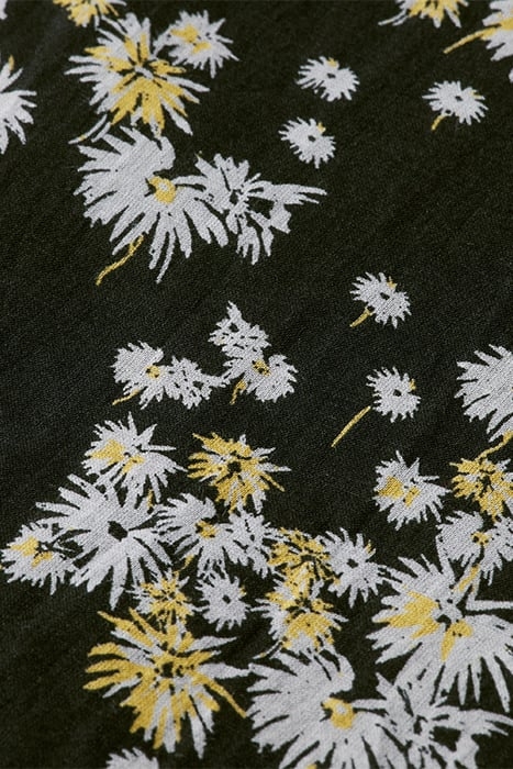 DRAPED MINI DRESS DANDELION BLACK 8