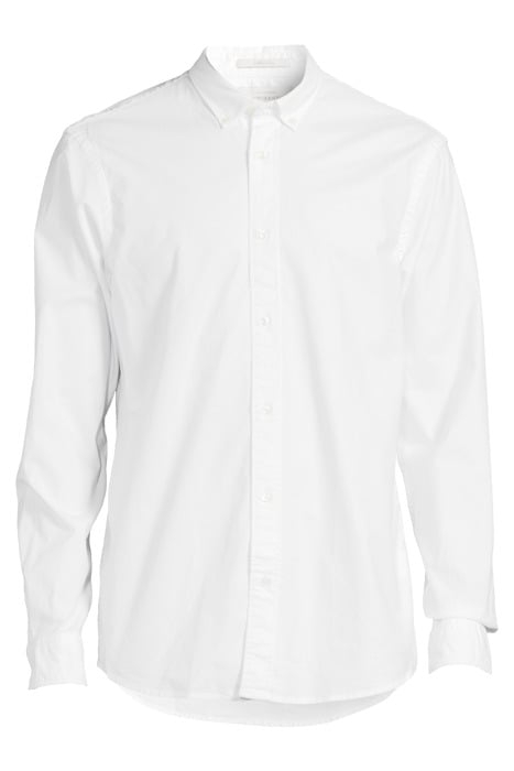 ESSENTIALS - OXFORD SHIRT RELAXED FIT BUTTON DOWN COLLAR WHI 1