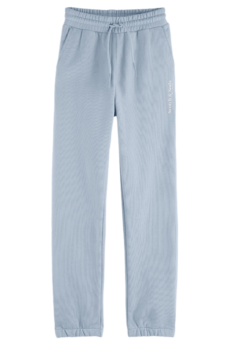 RELAXED-FIT SWEATPANTS IN ORGANIC COTTON CLOUDY BLUE 1