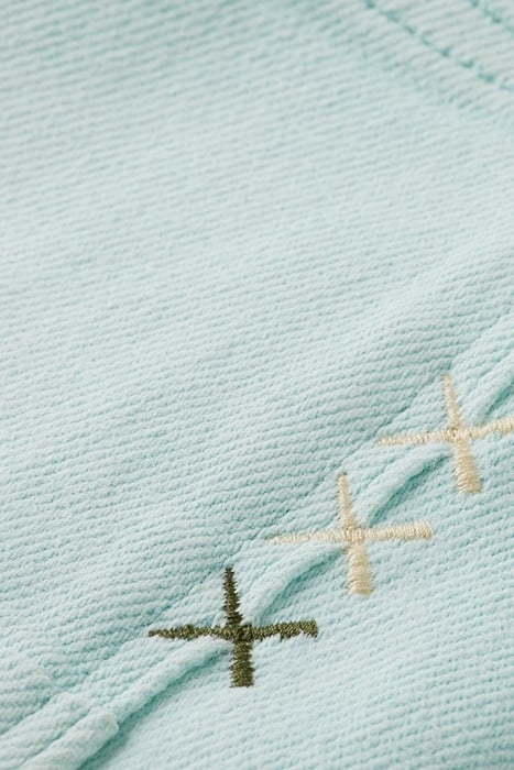 SKIM SKINNY JEANS — GARMENT DYED COLOURS MINT 8