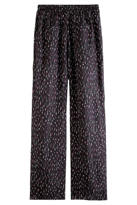 GIA - MID-RISE WIDE LEG PRINTED ELASTICATED TROUSERS IKAT RA 8