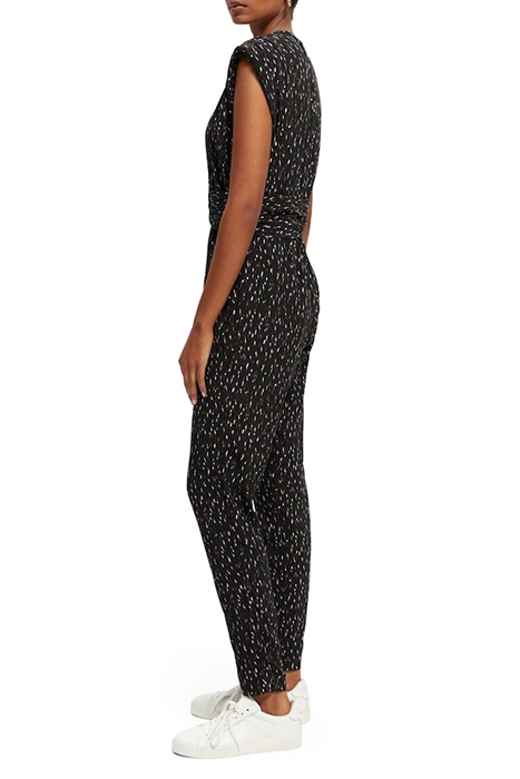 JUMPSUIT WITH KNOTTED BELT IKAT RAIN 5